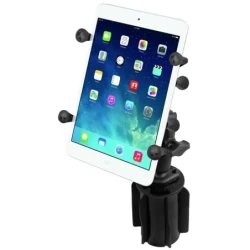Fahrzeug-Halterung mit X-Grip Halteklammer für Tablets (7 Zoll) -  (1 Zoll), Basis für Getränkehalter