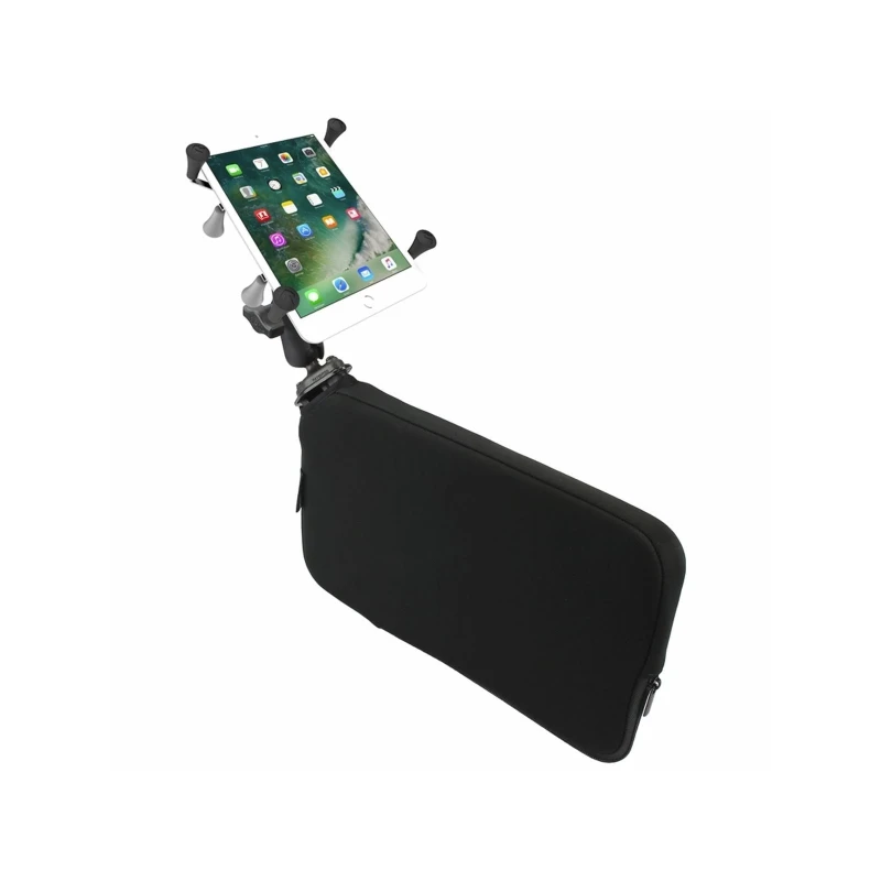 Fahrzeug-Halterung mit X-Grip Halteklammer für 7-8 Zoll Tablets -  (1 Zoll), Tough-Wedge (aufblasbar)