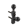 Motorbike base mounting handlebar/brake/clutch with additional ball - (1 inch)