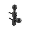 Motorbike base mounting handlebar/brake/clutch with additional ball - (1 inch)