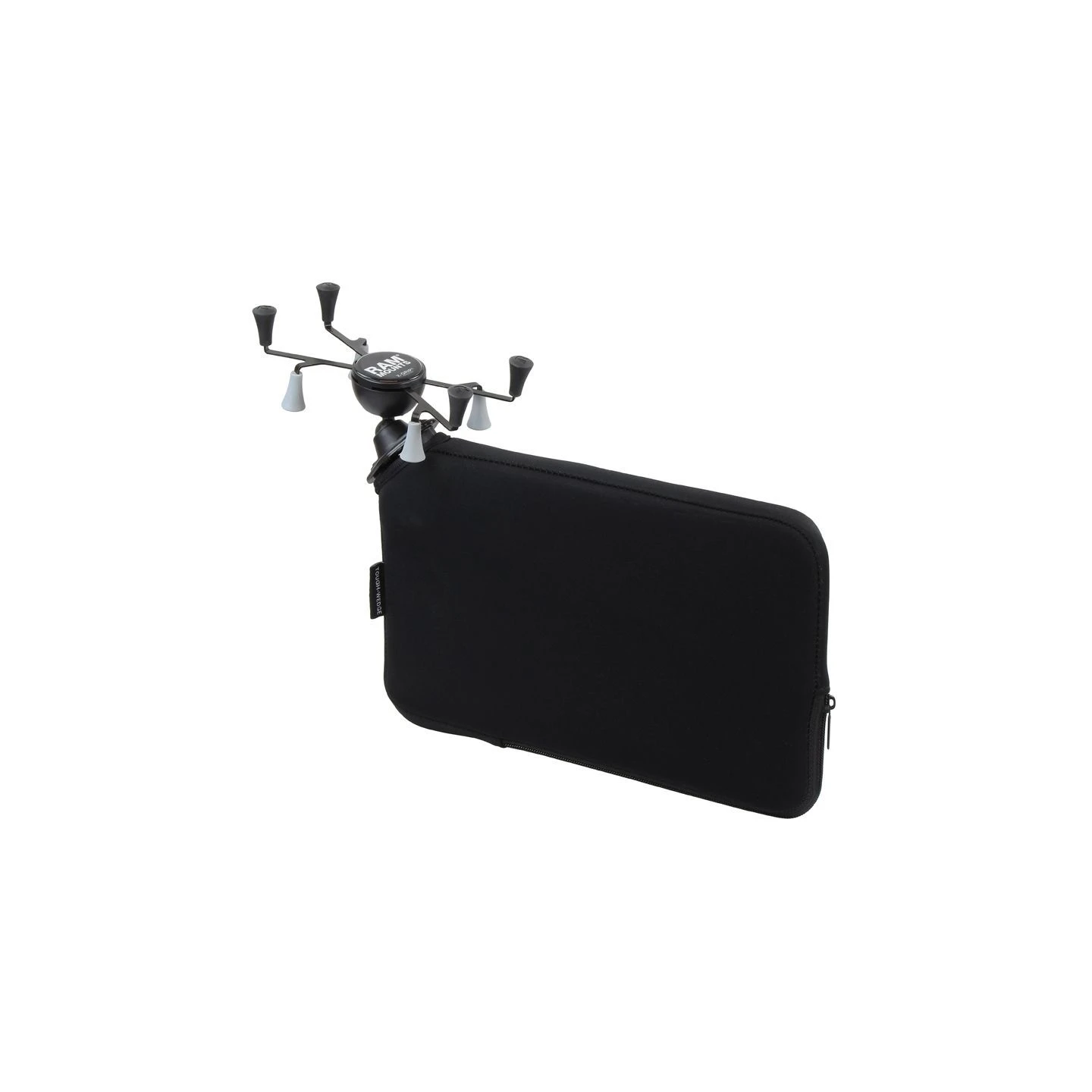 Fahrzeug-Halterung mit X-Grip Halteklammer für Tablets (7 Zoll) - Tough-Wedge (aufblasbar), direkte Anbindung