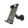 Suction base mount for 8 inch tablets with protective covers - (1 inch), centre connecting arm