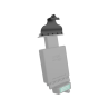 End cap standard (top) for GDS docking station Next Generation Tablets