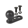 Motorbike base mount Panasonic Arbitrator camera - (1 inch), screw set