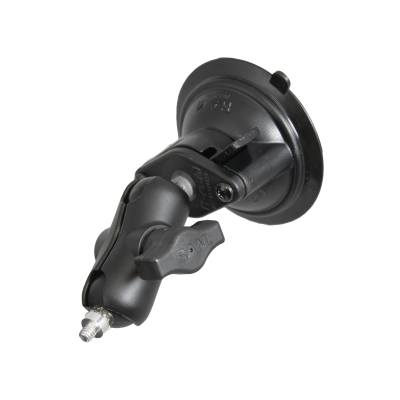 Saugfuss-Kamerahalterung (kurz) mit 1/4"-20 Gewindestift - mit Saugfuss,  (1 Zoll)
