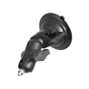Suction cup camera mount (short) with 1/4"-20 grub screw - with suction cup, (1 inch)