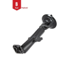 Suction foot set with Diamond connection - long connecting arm (aluminium), Diamond base plates (composite material)