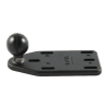 Motorbike base mounting brake/clutch reservoir - (1 inch), screw set