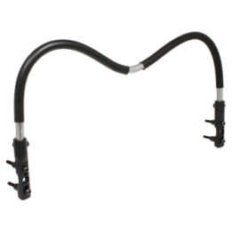 Motorrad-Befestigung mit flexiblen Stab (26 Zoll) - 2x Motorrad-Basis,  (1 Zoll)