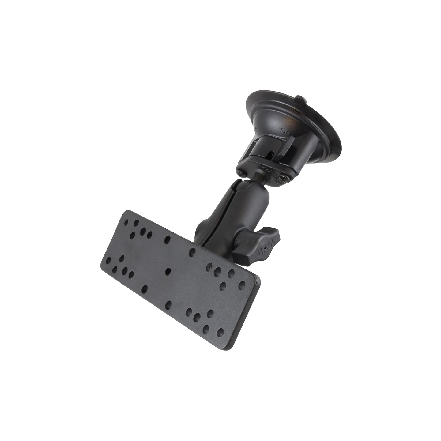 Saugfuss-Set für elektronische Geräte - Diamond-Baisplatte (Trapez), mittlerer Verbindungsarm, Adapterplatte