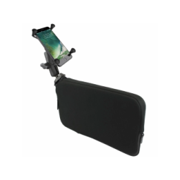 Fahrzeug-Halterung mit X-Grip Halteklammer für Smartphones bis 114,3 mm Breite -  (1 Zoll), Tough-Wedge (aufblasbar)