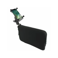 Fahrzeug-Halterung mit X-Grip Halteklammer für Smartphones bis 114,3 mm Breite -  (1 Zoll), Tough-Wedge (aufblasbar)