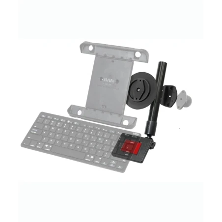 Tastatur-Halterung mit drehbarer Tablet-Anbindung - Verbundstoff