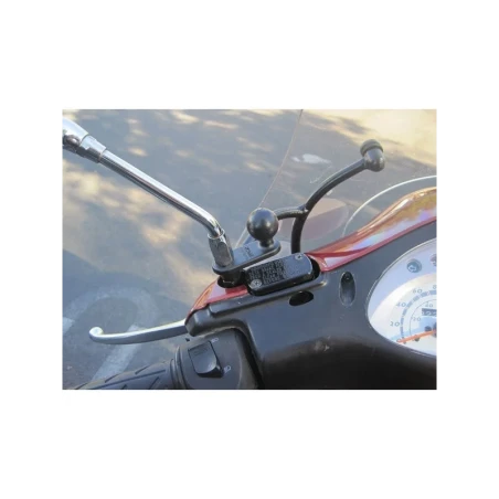 Motorrad-Basisbefestigung mit 11 mm Bohrung -  (1 Zoll)