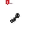 Motorbike base mounting with 9 mm hole - (1 inch)