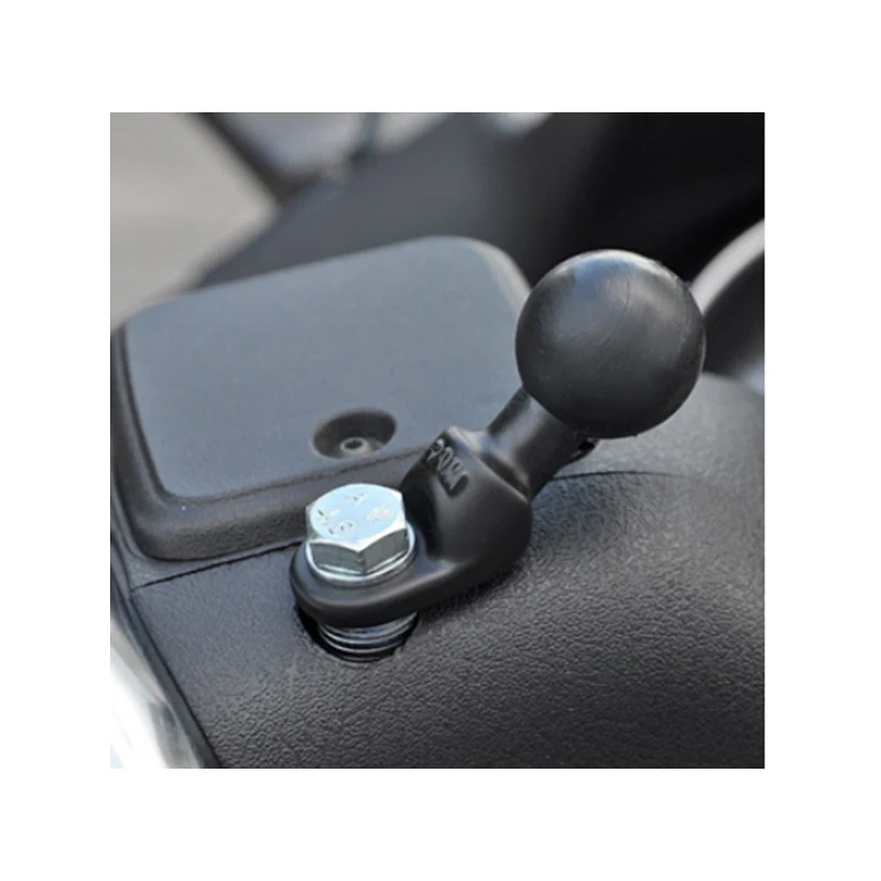 Motorrad-Basisbefestigung mit 9 mm Bohrung -  (1 Zoll)