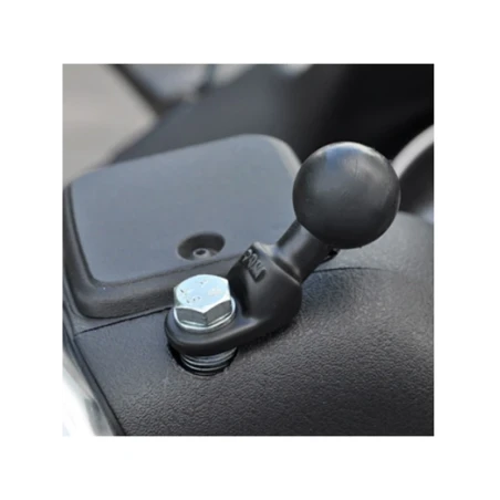 Motorrad-Basisbefestigung mit 9 mm Bohrung -  (1 Zoll)