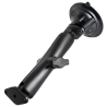 Suction foot set with Diamond connection - long connecting arm, 2x Diamond base plate (trapezoid), (1 inch)
