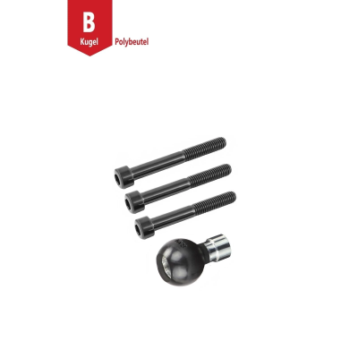 Motorrad-Basisbefestigung Lenkerkopf -  (1 Zoll), M8 Schrauben