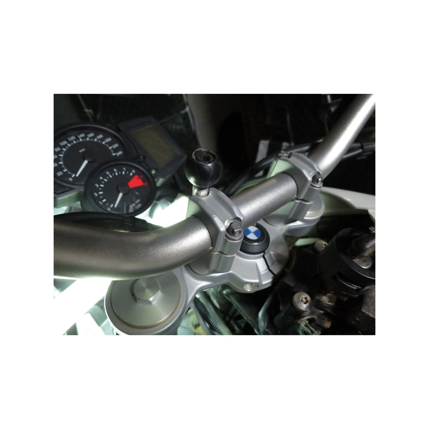 Motorrad-Basisbefestigung Lenkerkopf -  (1 Zoll), M8 Schrauben
