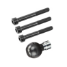 Motorbike base mounting handlebar head - (1 inch), M8 screws