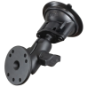 Suction foot set with AMPS connection - short connecting arm, Diamond base plate (trapezoid), round base plate (AMPS)