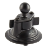 Suction foot set with AMPS connection - short connecting arm, Diamond base plate (trapezoid), round base plate (AMPS)