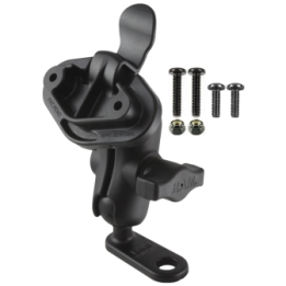 Motorrad-Set mit EZY-Mount Adapter -  (1 Zoll), Basisbefestigung (11 mm Bohrung), kurzer Verbindungsarm, EZY-Mount-Adapter
