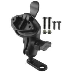 Motorrad-Set mit EZY-Mount Adapter -  (1 Zoll), Basisbefestigung (11 mm Bohrung), kurzer Verbindungsarm, EZY-Mount-Adapter