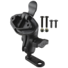 Motorbike set with EZY mount adapter - (1 inch), base mount (11 mm hole), short connecting arm, EZY mount adapter