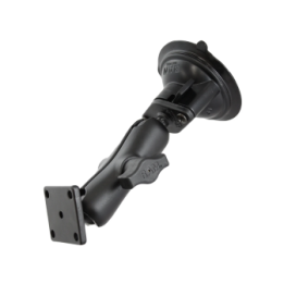 Saugfuss-Set Garmin 7200 - mittlerer Verbindungsarm, Diamond-Basisplatte (Trapez), rechteckige Basisplatte,  (1 Zoll)