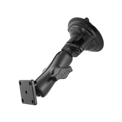 Saugfuss-Set Garmin 7200 - mittlerer Verbindungsarm, Diamond-Basisplatte (Trapez), rechteckige Basisplatte,  (1 Zoll)