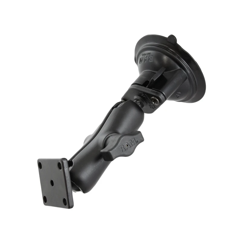Saugfuss-Set Garmin 7200 - mittlerer Verbindungsarm, Diamond-Basisplatte (Trapez), rechteckige Basisplatte,  (1 Zoll)