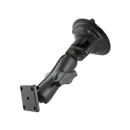 Saugfuss-Set Garmin 7200 - mittlerer Verbindungsarm, Diamond-Basisplatte (Trapez), rechteckige Basisplatte,  (1 Zoll)