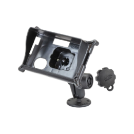 Fahrzeug-Aufbauhalterung Garmin Fleet 660/670, Pin-Lock gesichert -  (1 Zoll), runde Basisplatte (AMPS)