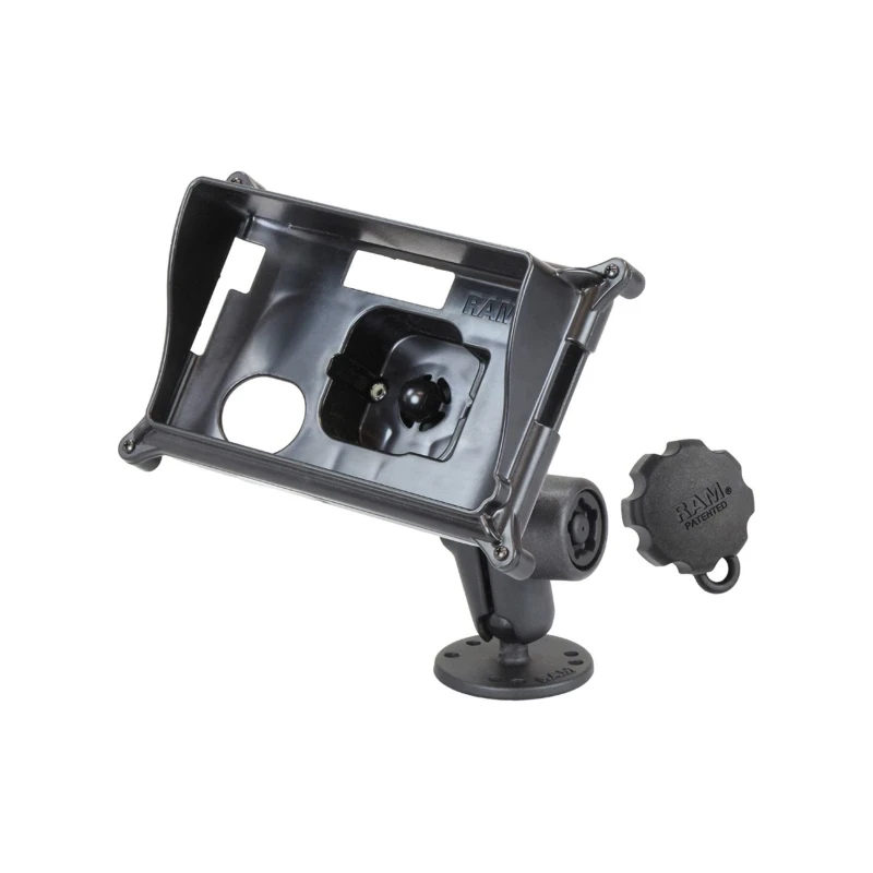 Fahrzeug-Aufbauhalterung Garmin Fleet 660/670, Pin-Lock gesichert -  (1 Zoll), runde Basisplatte (AMPS)