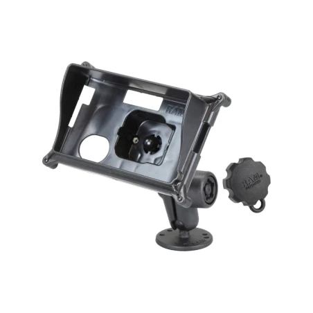 Fahrzeug-Aufbauhalterung Garmin Fleet 660/670, Pin-Lock gesichert -  (1 Zoll), runde Basisplatte (AMPS)