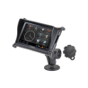 Garmin Fleet 660/670 vehicle mounting bracket, pin-lock secured - (1 inch), round base plate (AMPS)