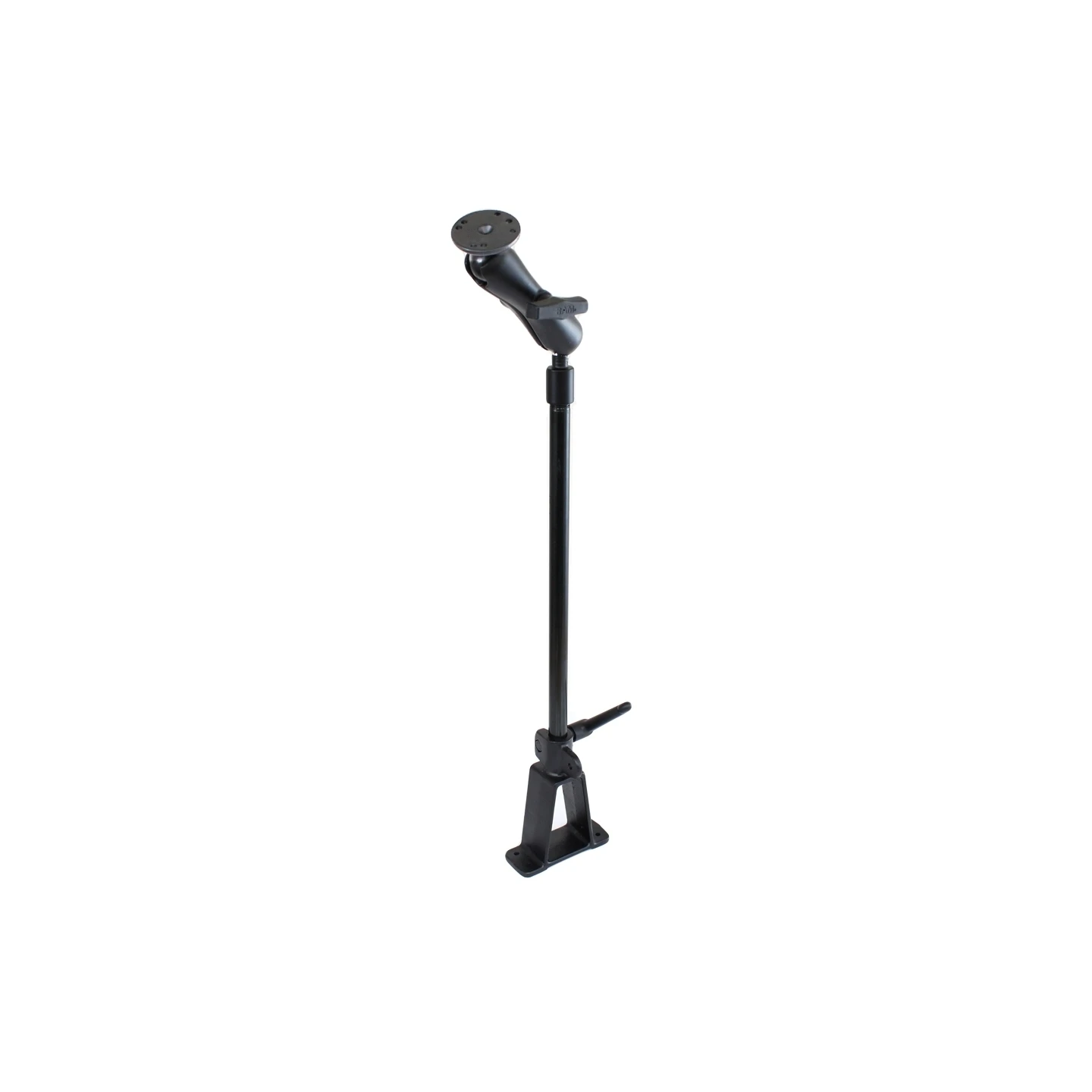 Fahrzeug-Befestigung - Keil-Standfuss, 450 mm Rohr, mit AMPS-Anbindung