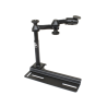 Vehicle mount - vehicle base, double swivel arm, round base plate (AMPS)