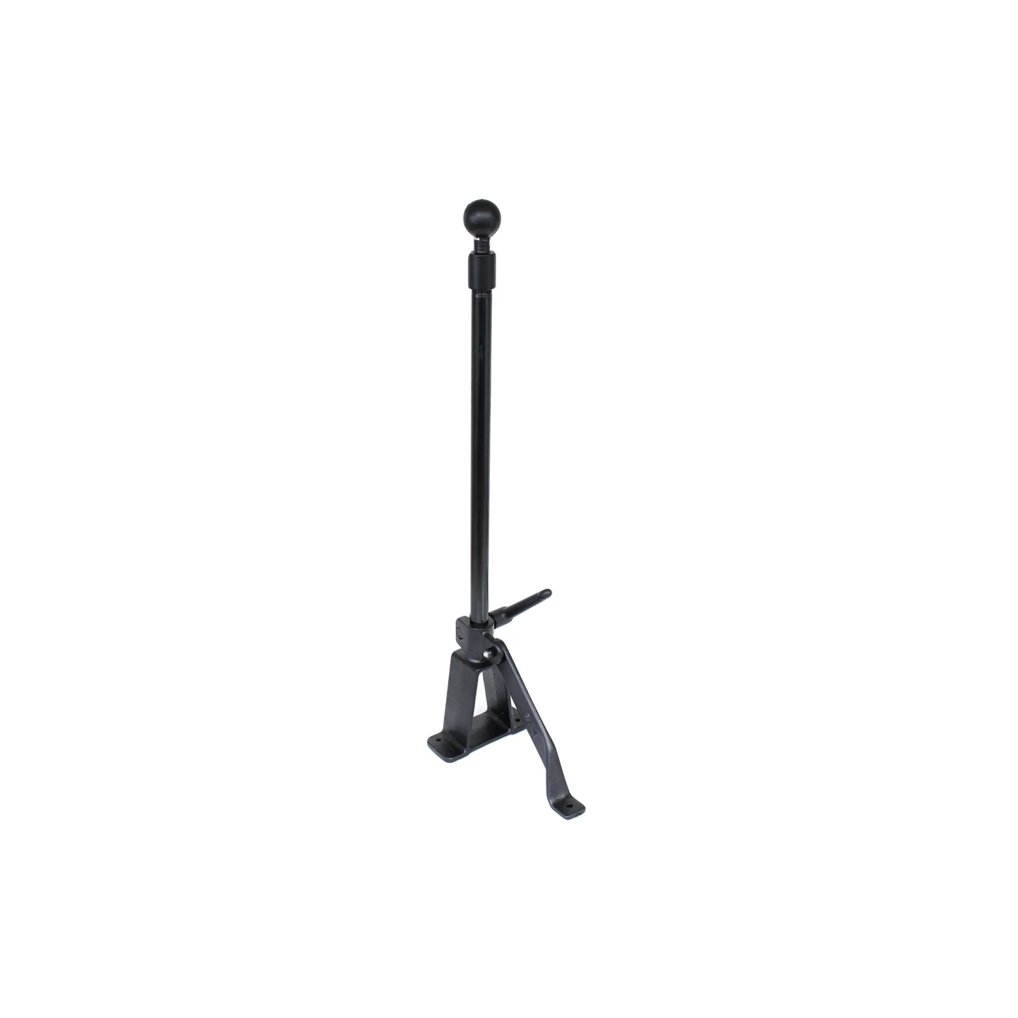 Fahrzeug-Befestigung mit  (1,5 Zoll) - Keil-Standfuss, Stabilisierungsarm, 450 mm Rohr