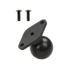 Diamond base plate (trapezoid) for Xbox Adaptive Controller - (1.5 inch), screw set