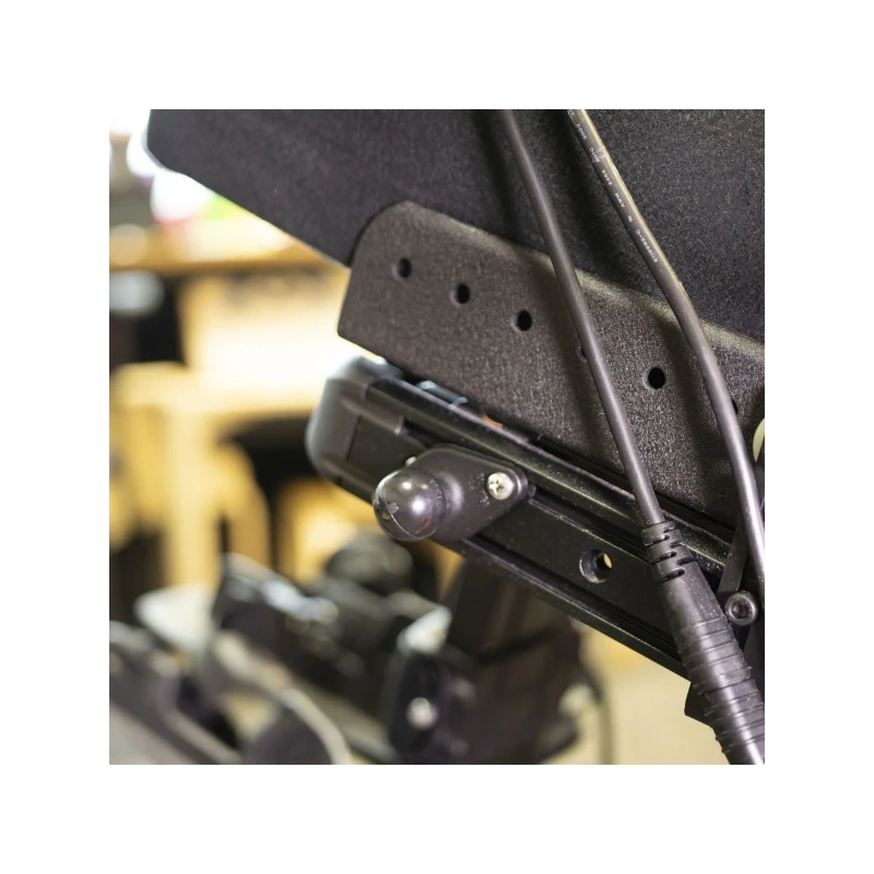Diamond-Basisplatte (Trapez) für Rollstuhl-Montage -  (1 Zoll), Befestigungs-Set