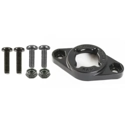 Diamond adapter plate (trapezoid) for EZ-ON/OFF systems - composite material, screw set