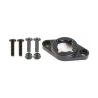 Diamond adapter plate (trapezoid) for EZ-ON/OFF systems - composite material, screw set