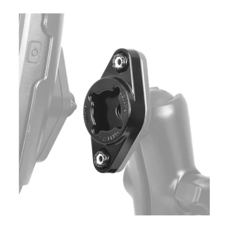 Diamond-Adapterplatte (Trapez) für EZ-ON/OFF Systeme - Verbundstoff, Schrauben-Set