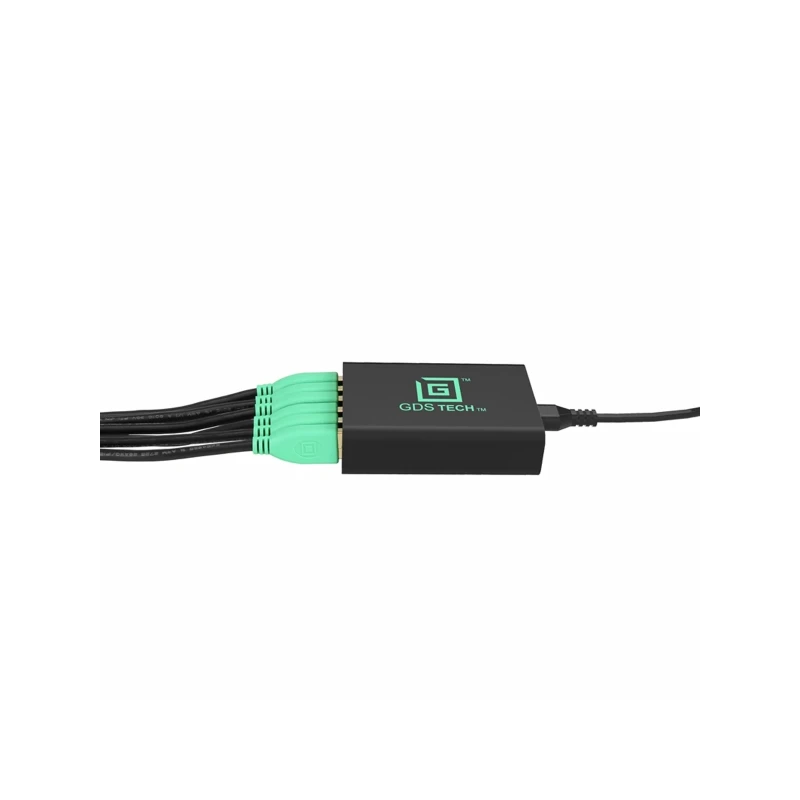 GDS USB-Hub mit 6 Ports - ohne USB-Kabel, 100-240 V DC Eingang, 5 V DC Ausgang