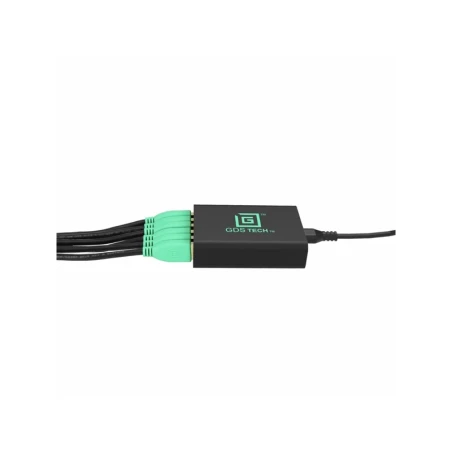 GDS USB-Hub mit 6 Ports - ohne USB-Kabel, 100-240 V DC Eingang, 5 V DC Ausgang