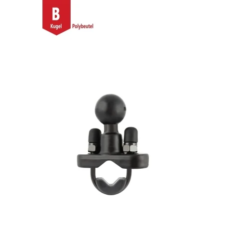 Schraub-Klemmeschelle -  (1 Zoll), für Durchmesser 12,7 - 31,8 mm, U-Bügel verzinkt