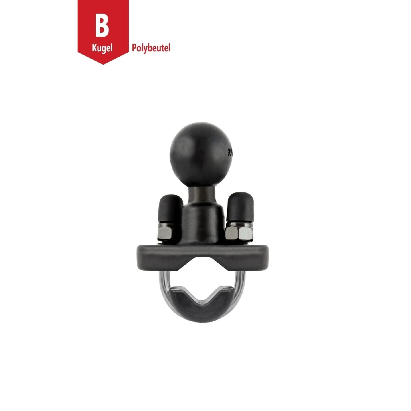 Schraub-Klemme -  (1 Zoll), für Durchmesser 12,7-25,4 mm, Durchmesserverkleinerer